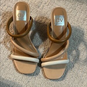 DV by Dolce Vita Women's Sandals - Brown and Cream